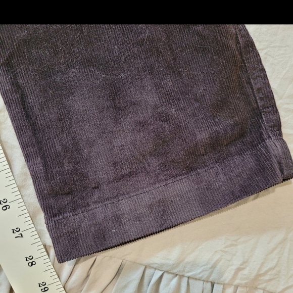 Dockers Corduroy Jumpsuit womens SZ M Black Utility Coverall button front - Picture 5 of 12